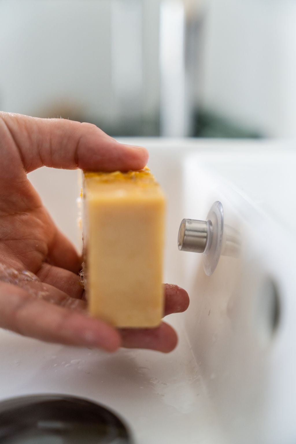 Porte-savon aimanté